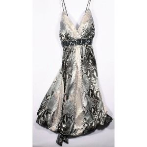 Windsor Gray Silver And Black Party Dress Size 11 NWT